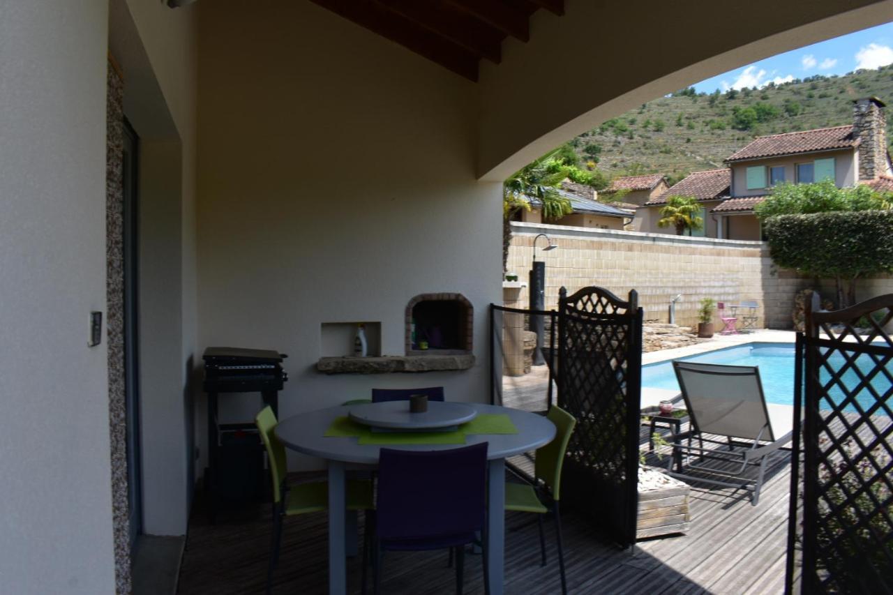 Villa les palmiers des causses à Saint-Rome-de-Tarn Extérieur photo