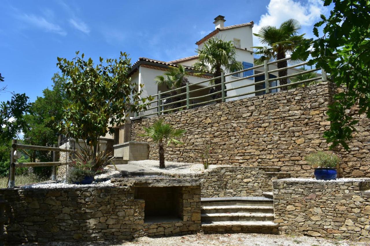 Villa les palmiers des causses à Saint-Rome-de-Tarn Extérieur photo