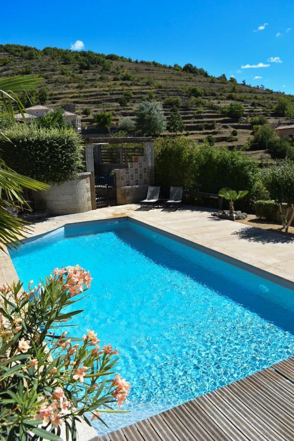 Villa les palmiers des causses à Saint-Rome-de-Tarn Extérieur photo
