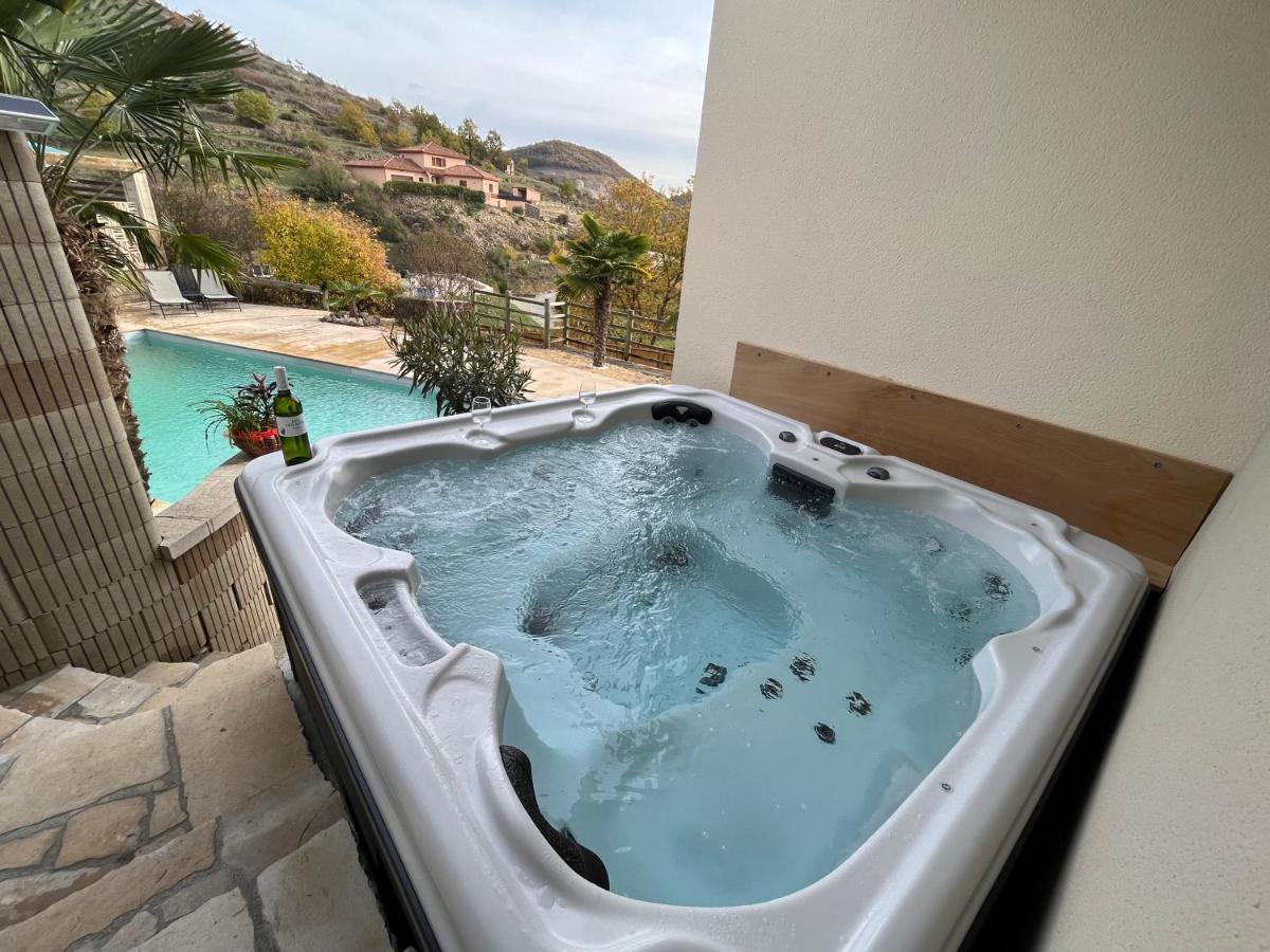 Villa les palmiers des causses à Saint-Rome-de-Tarn Extérieur photo