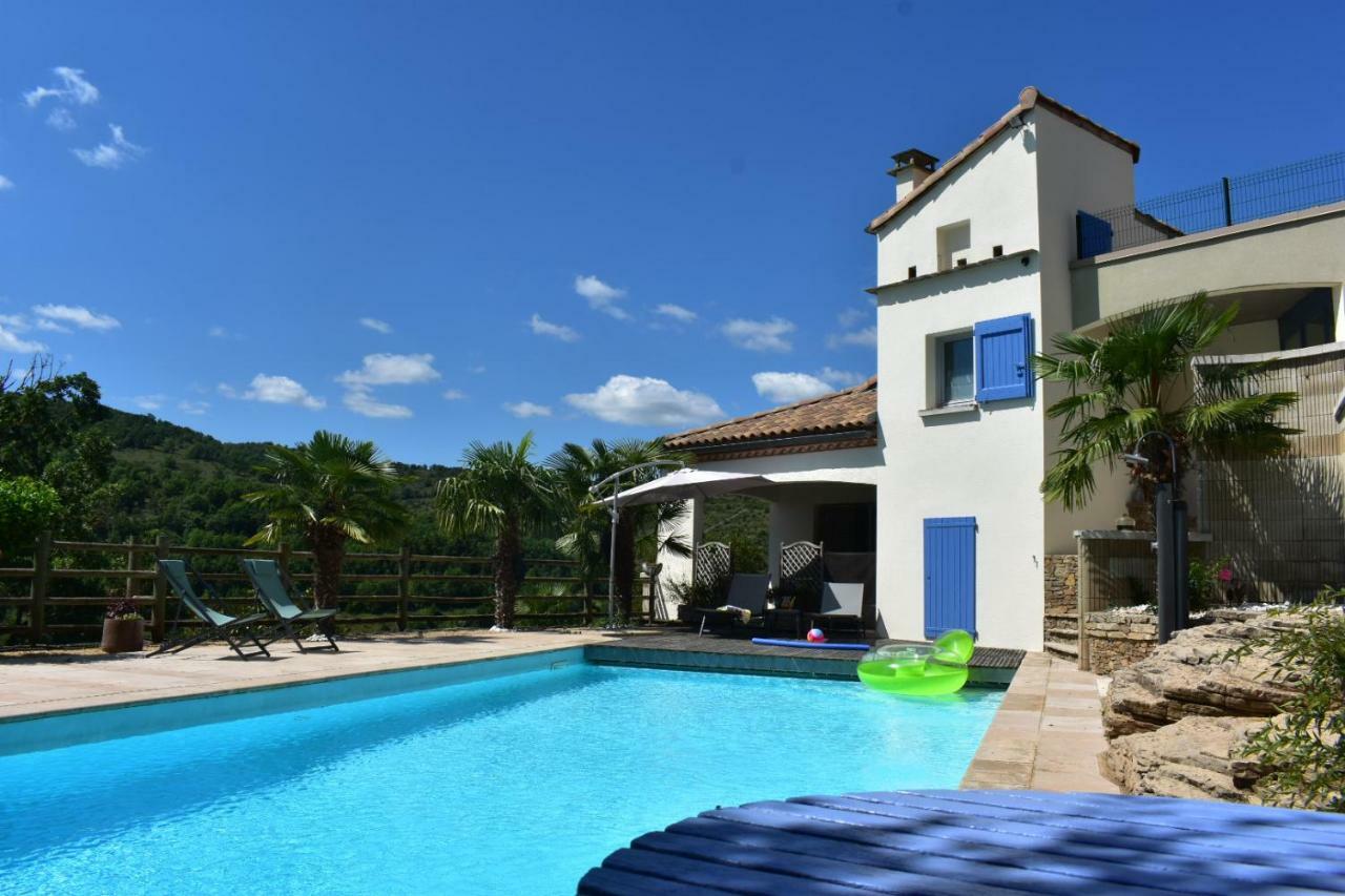 Villa les palmiers des causses à Saint-Rome-de-Tarn Extérieur photo